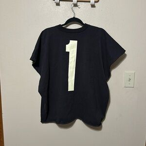 Yeezy Black Tee with White Number